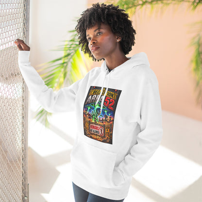 Be caution Area 52 Fleece Hoodie