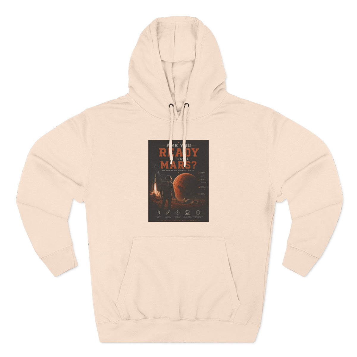 Are you ready to travel mars? Fleece Hoodie