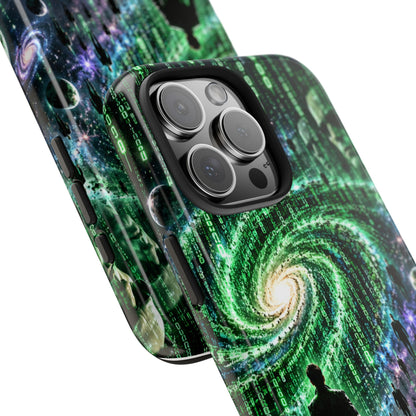 Cyberpunk Matrix Portal Tough Phone Case