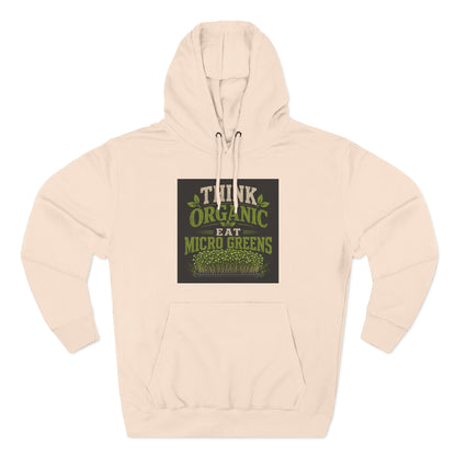 Think Organic, Eat Microgreens Fleece Hoodie