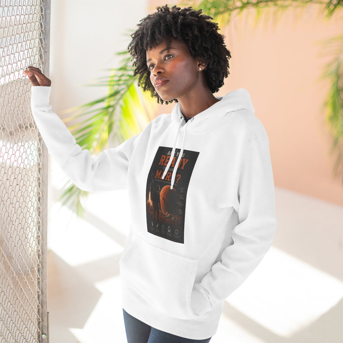 Are you ready to travel mars? Fleece Hoodie