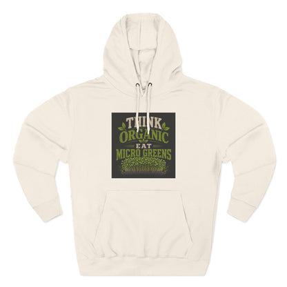 Think Organic, Eat Microgreens Fleece Hoodie