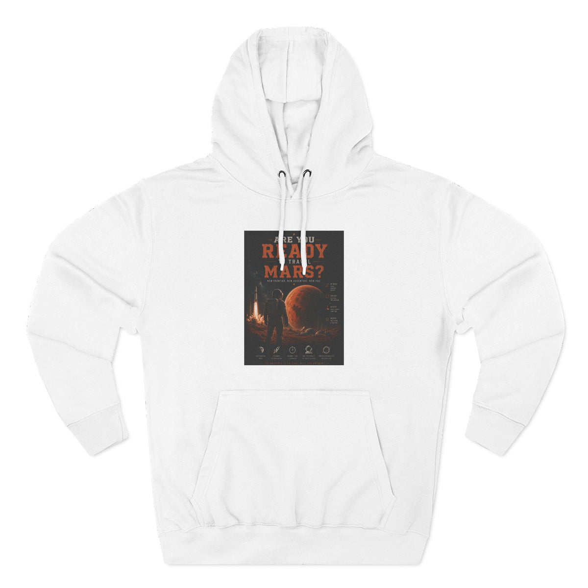 Are you ready to travel mars? Fleece Hoodie