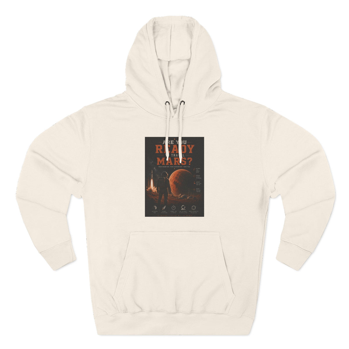 Are you ready to travel mars? Fleece Hoodie