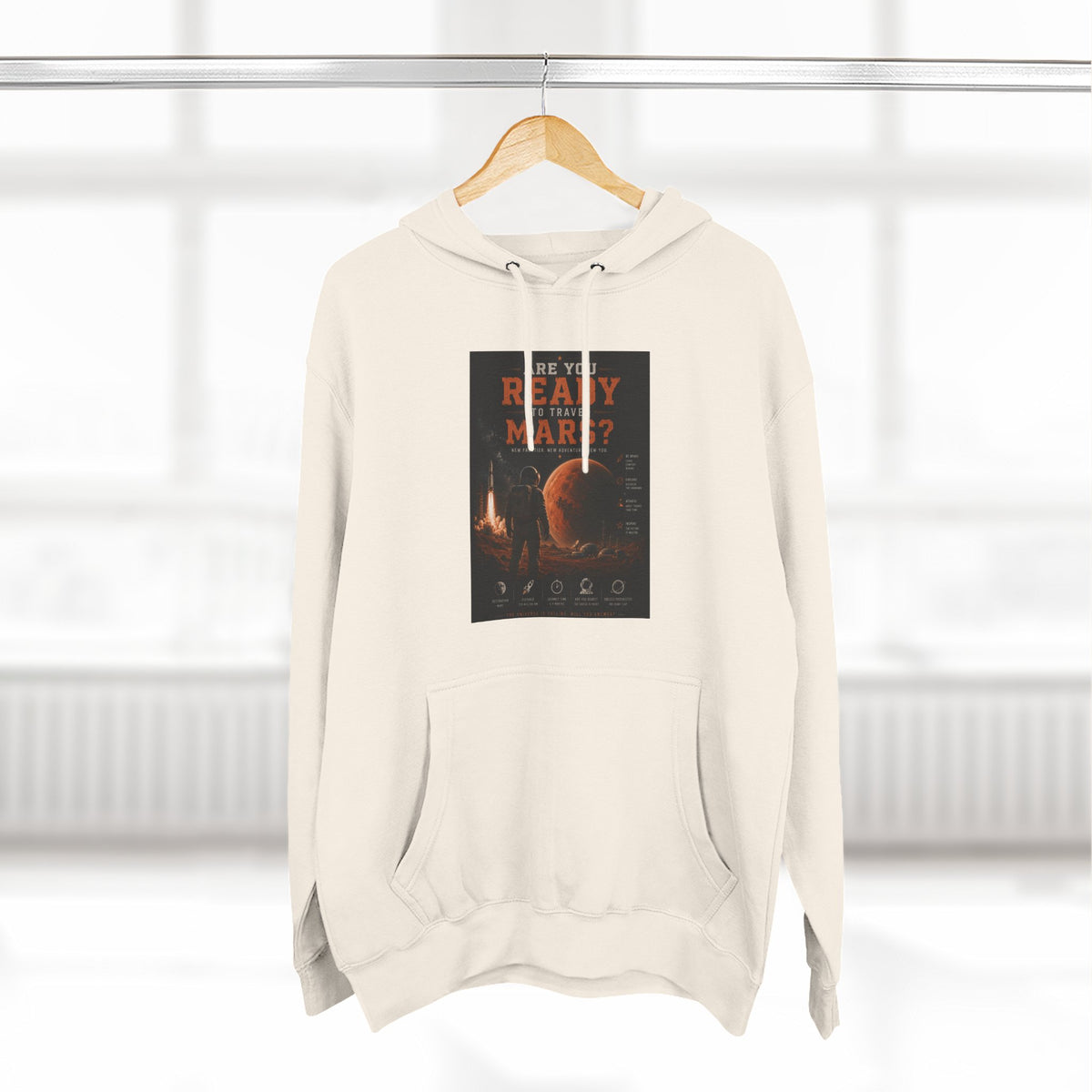 Are you ready to travel mars? Fleece Hoodie