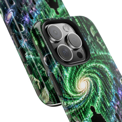Cyberpunk Matrix Portal Tough Phone Case