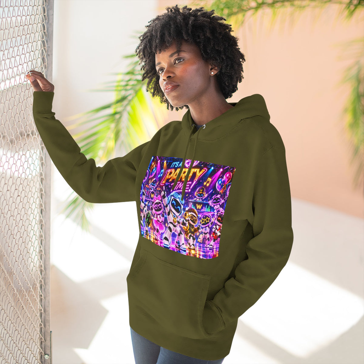 It's a party time Fleece Hoodie