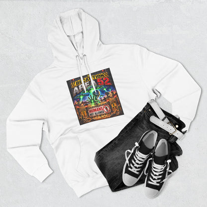 Be caution Area 52 Fleece Hoodie