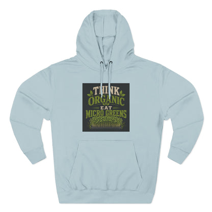 Think Organic, Eat Microgreens Fleece Hoodie