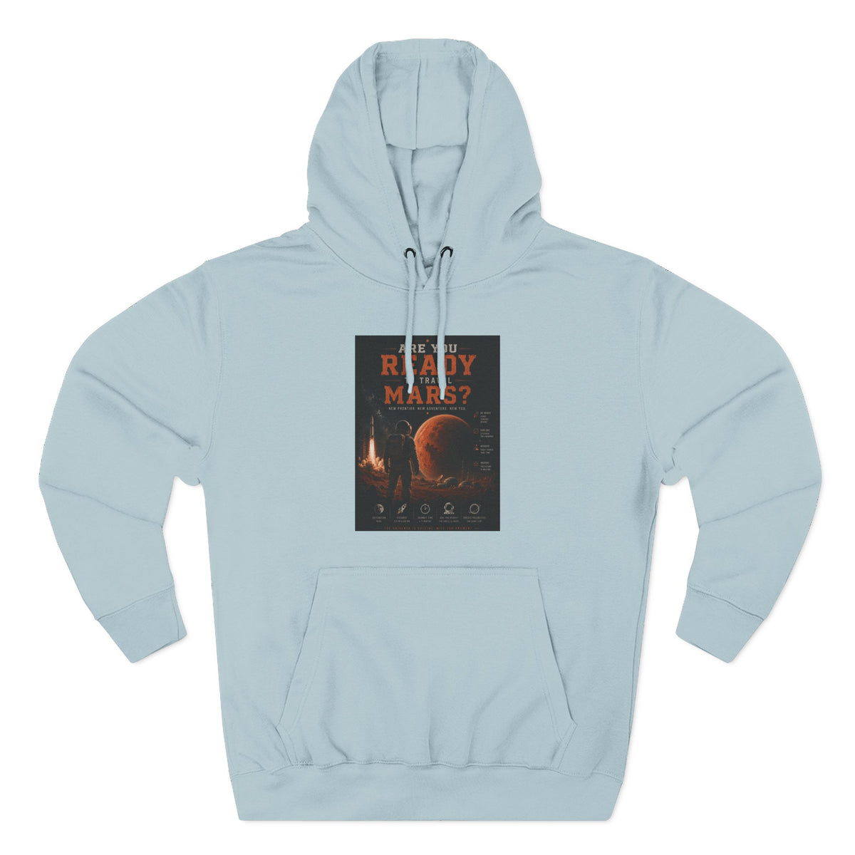 Are you ready to travel mars? Fleece Hoodie