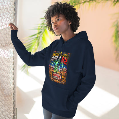 Be caution Area 52 Fleece Hoodie