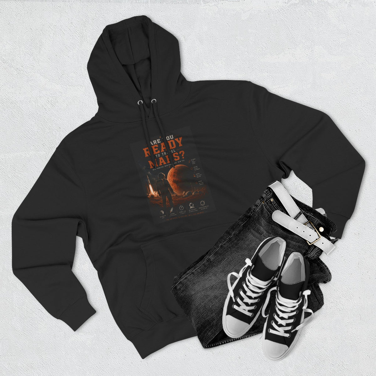 Are you ready to travel mars? Fleece Hoodie