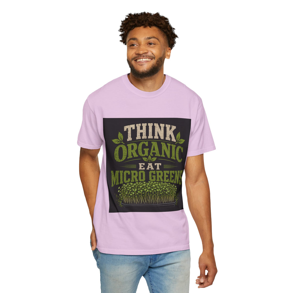 Think Organic, Eat Microgreens Unisex T-shirt