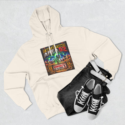 Be caution Area 52 Fleece Hoodie