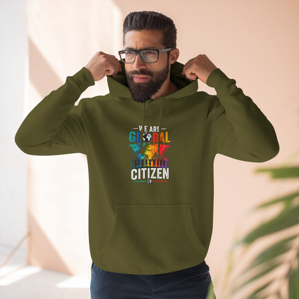 We are Global Citizen Fleece Hoodie