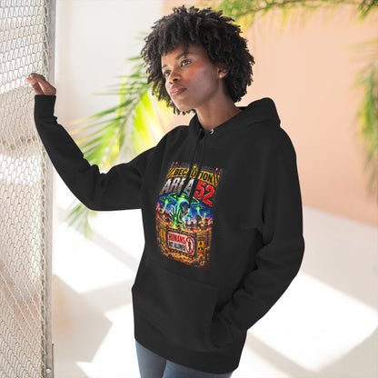 Be caution Area 52 Fleece Hoodie