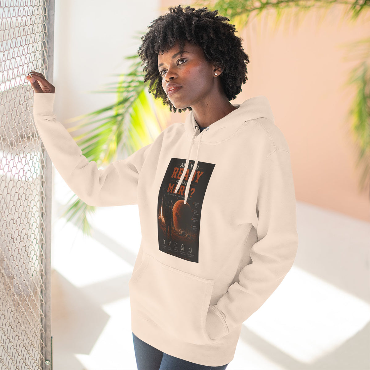 Are you ready to travel mars? Fleece Hoodie