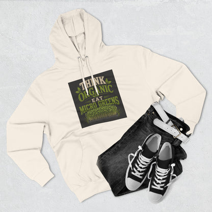 Think Organic, Eat Microgreens Fleece Hoodie