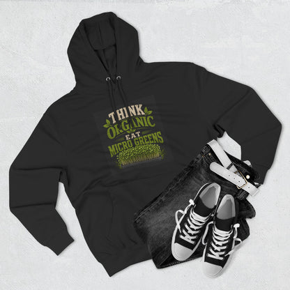Think Organic, Eat Microgreens Fleece Hoodie