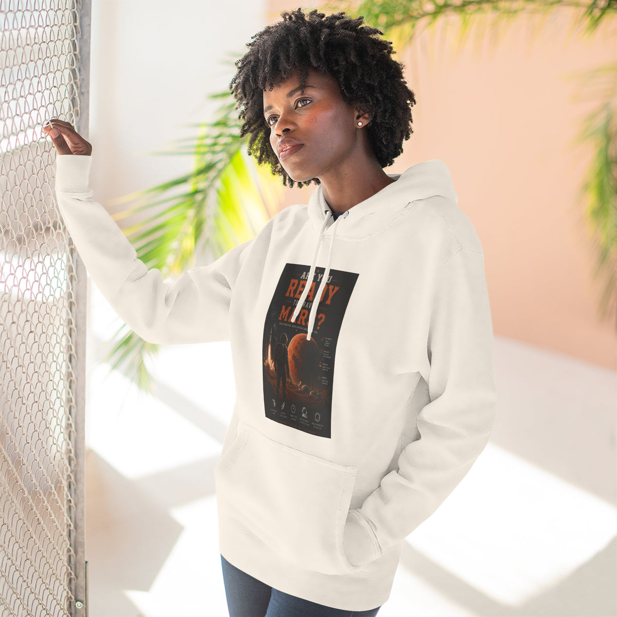 Are you ready to travel mars? Fleece Hoodie