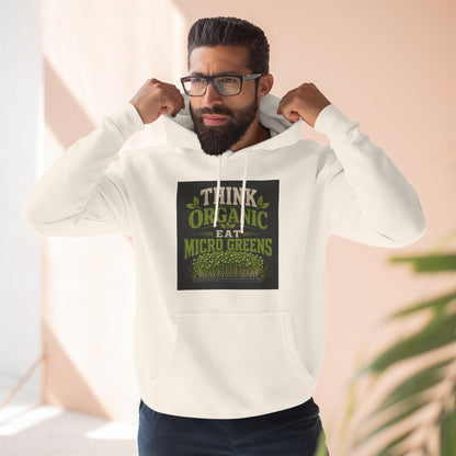 Think Organic, Eat Microgreens Fleece Hoodie