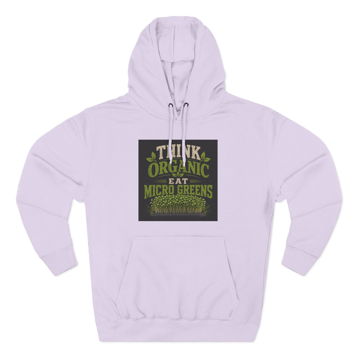 Think Organic, Eat Microgreens Fleece Hoodie