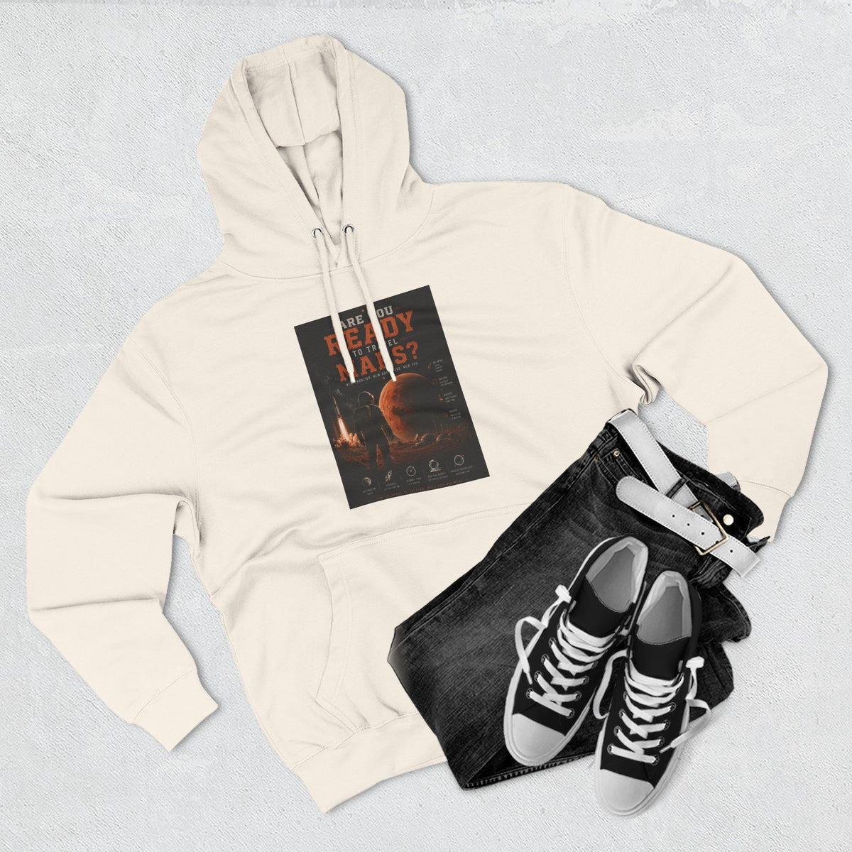 Are you ready to travel mars? Fleece Hoodie
