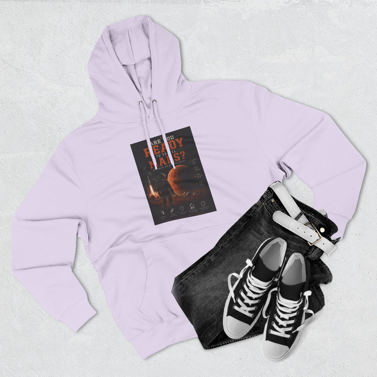 Are you ready to travel mars? Fleece Hoodie